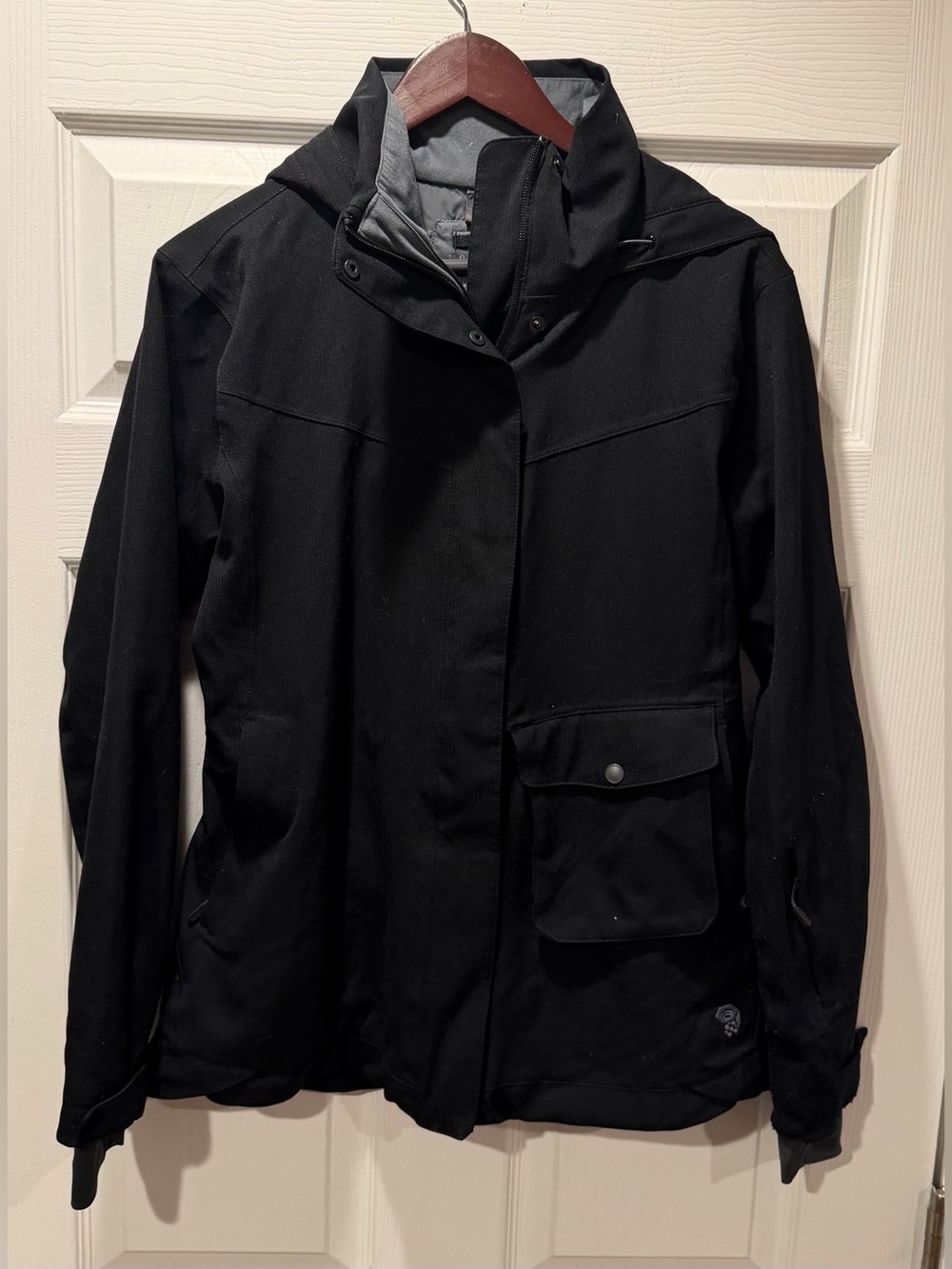 Mountain Hardwear womens size small hooded jacket Dry Q Thermal Q full zip coat